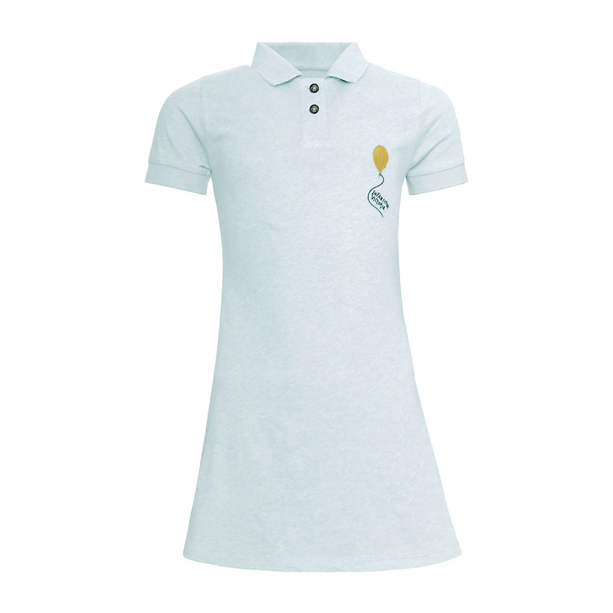 Mint Green Girls Polo Dress - Organic Cotton | El Green Mall Mint Green Girls Polo Dress - Organic Cotton | El Green Mall