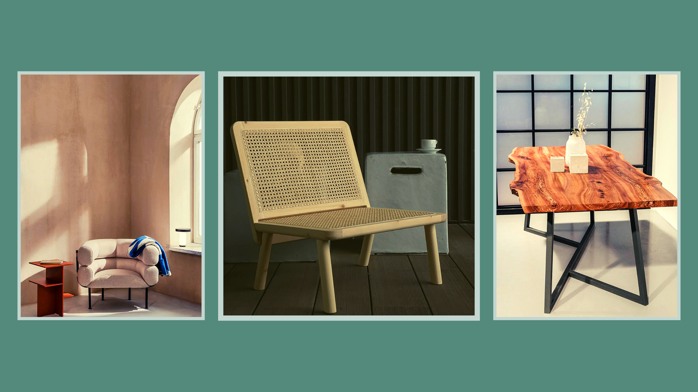 Sustainable Furniture: Sofa, Chair & Table