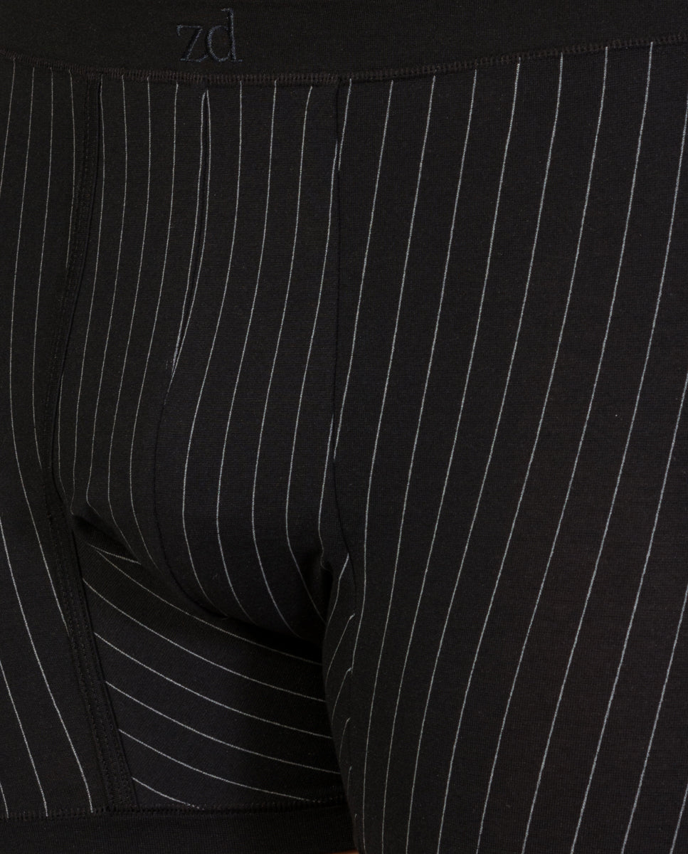 Helios prinstriped fly front boxer