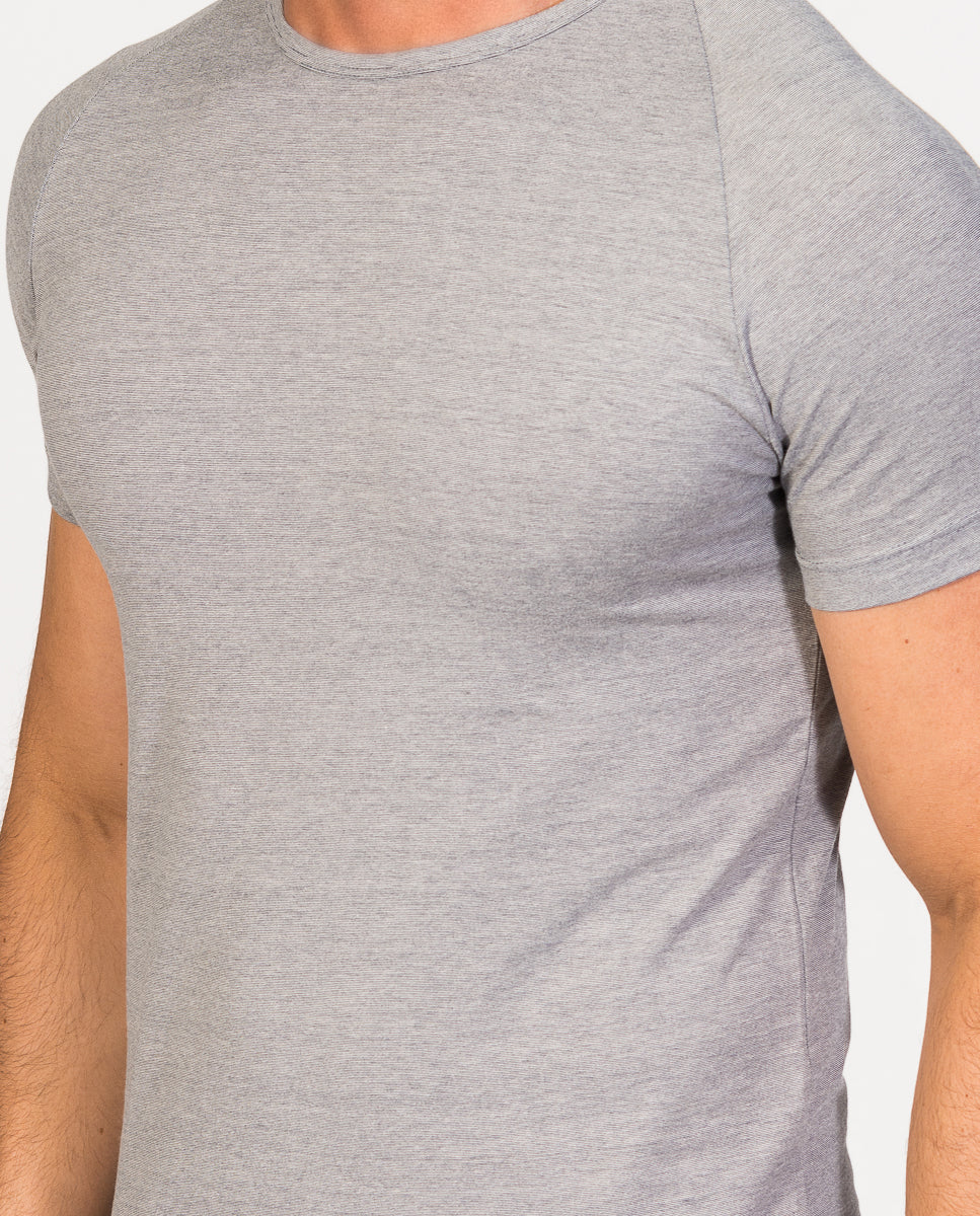 Short sleeve crew-neck undershirt Egyptian cotton