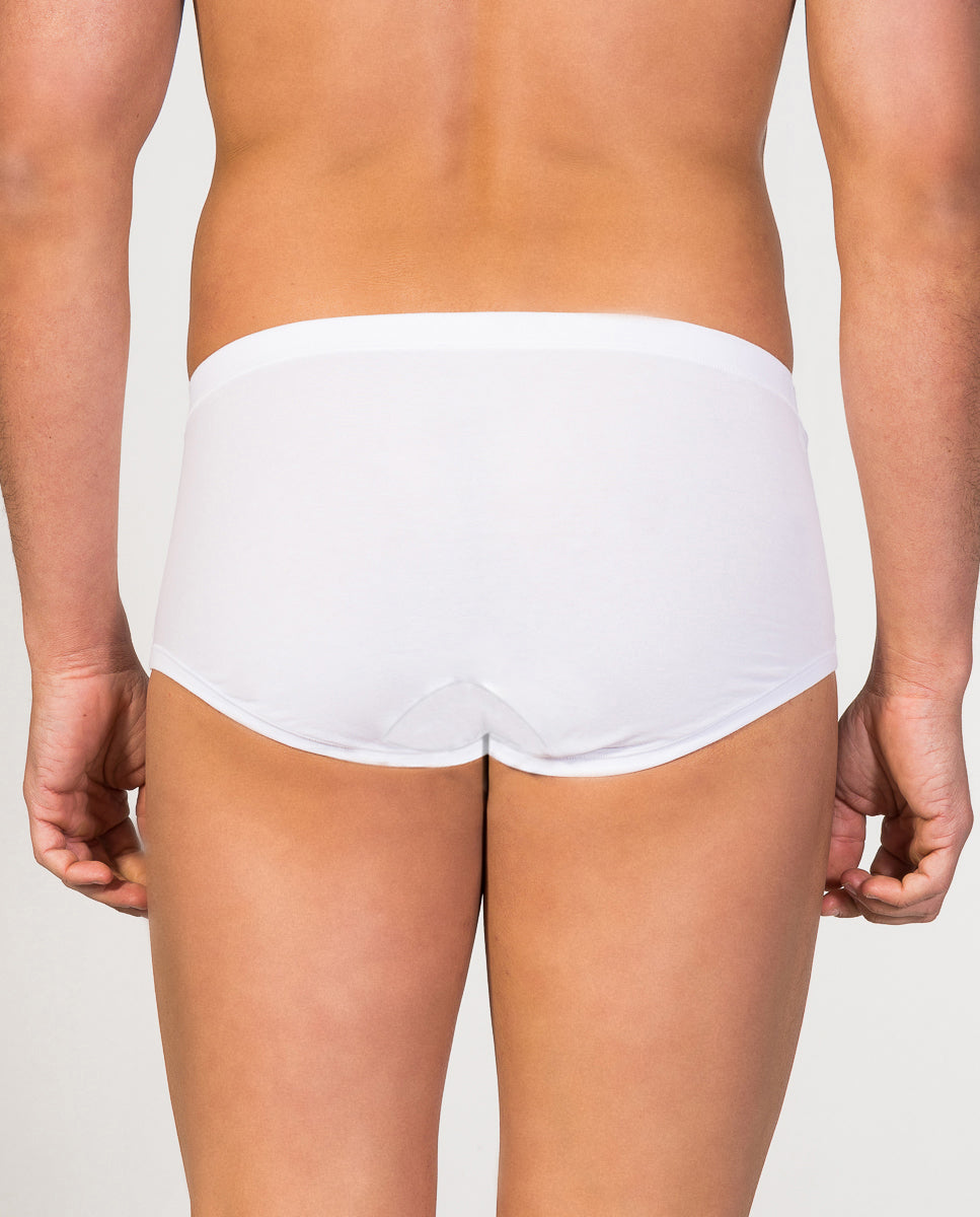Fly front brief Brummel 100% mercerized cotton
