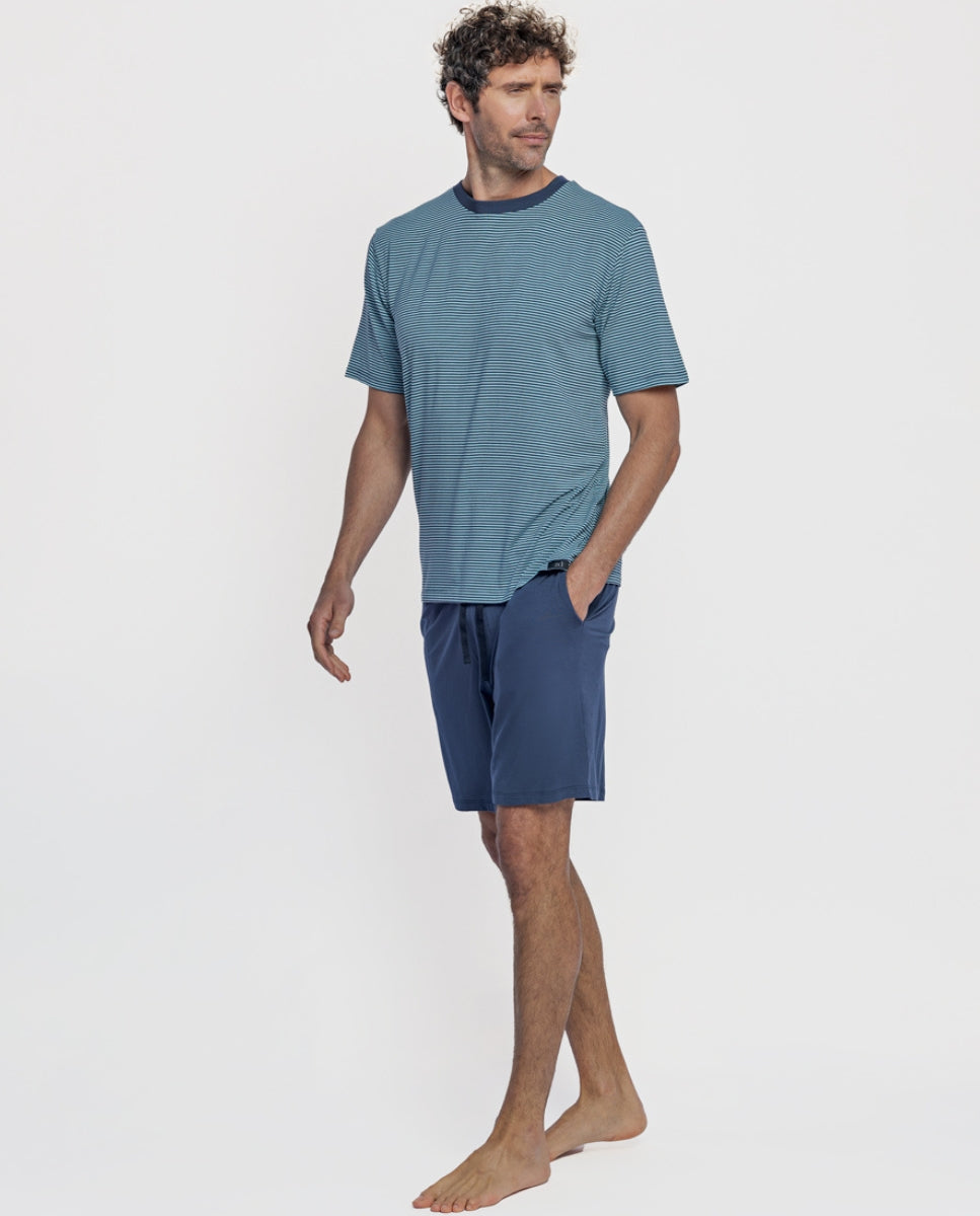 Modal Zeus navy blue pyjama set