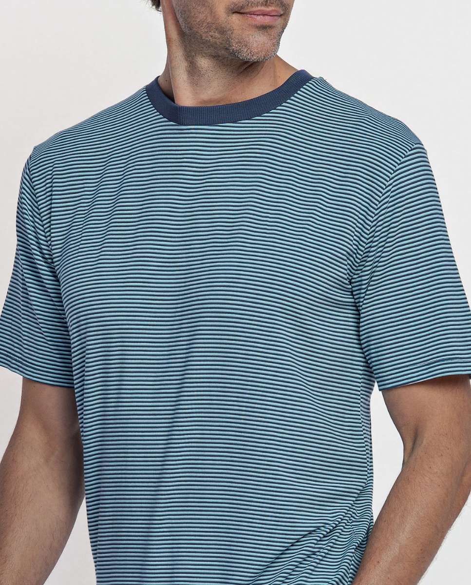 Modal Zeus navy blue pyjama set