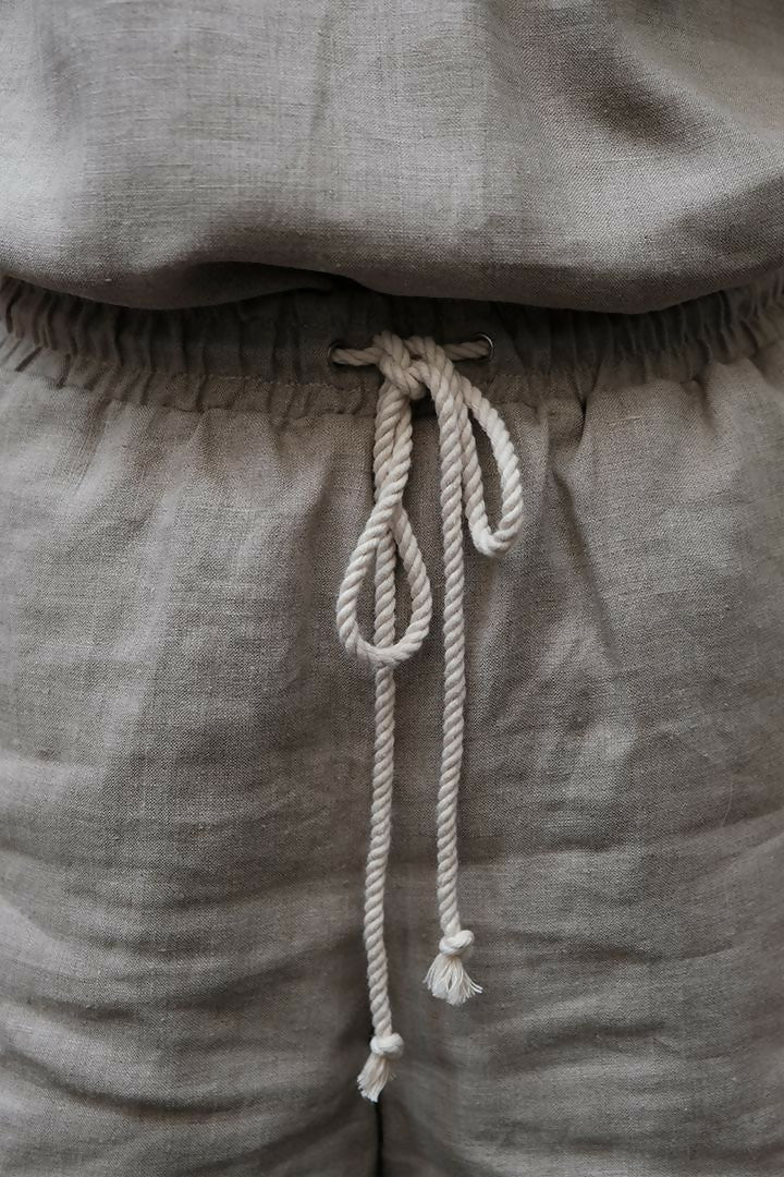 Short linen shorts 3