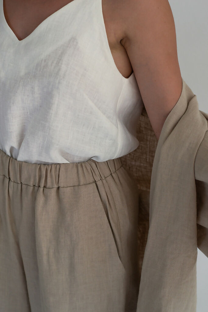 linen kimono set - Natural 4