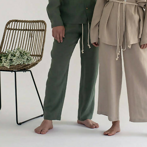 men linen pants pine 2
