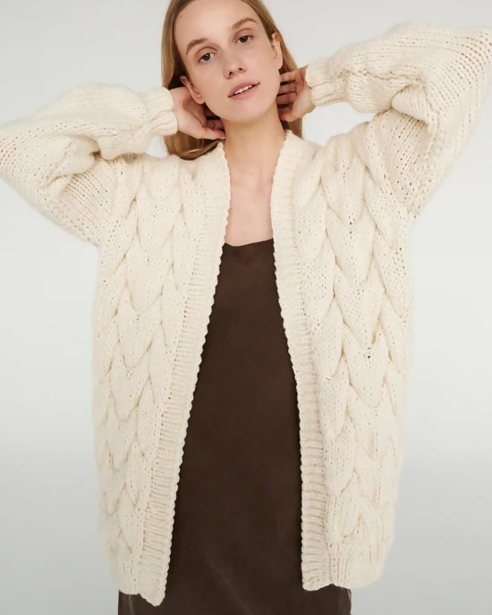Twisted Erik Handmade Wool Cardigan