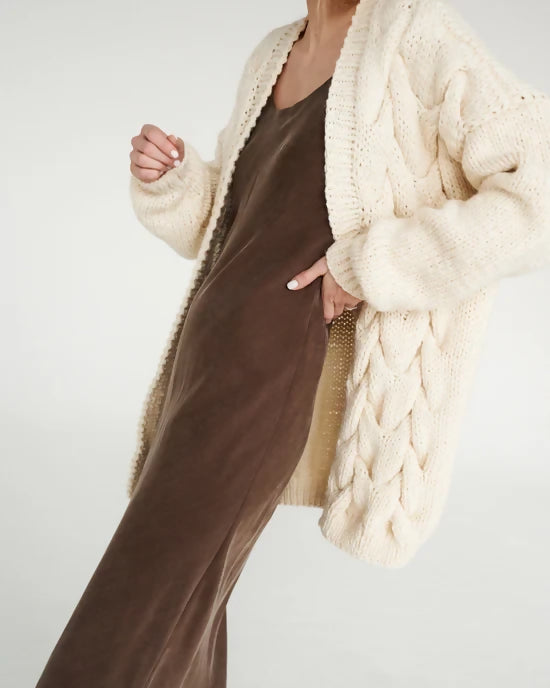 Twisted Erik Handmade Wool Cardigan