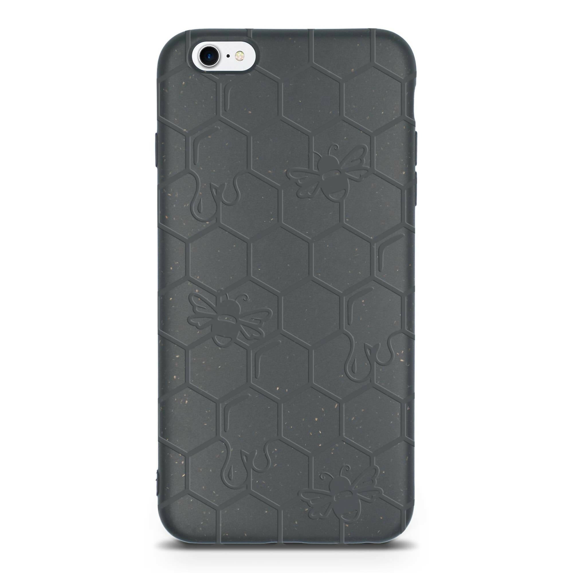 Biologisch abbaubare Handyhülle – Honigbienengelb, Orange und Schwarz