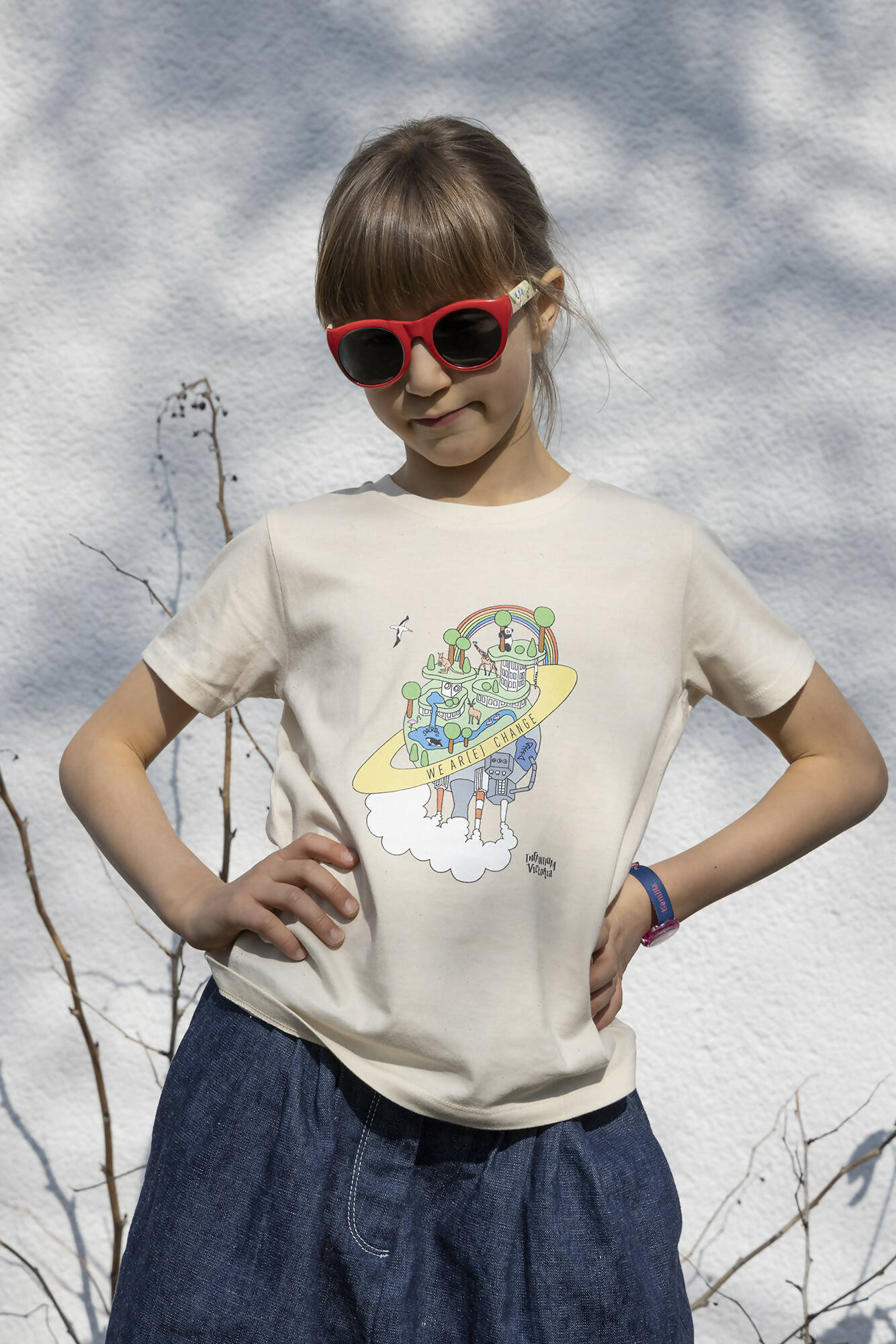 Graphic T Shirts for Boys and Girls - Earth Day Print