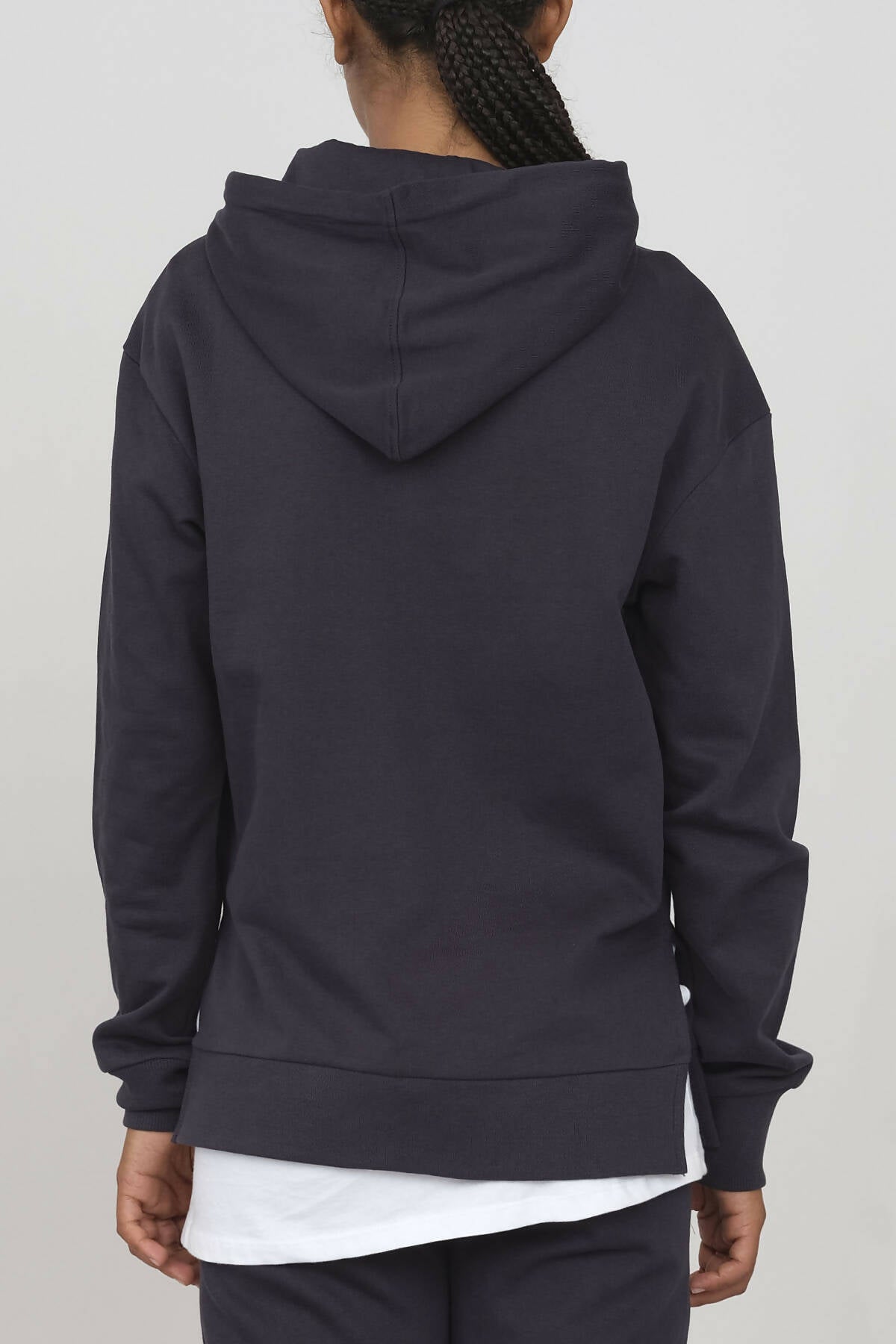 Sudadera con Aberturas Laterales Azul