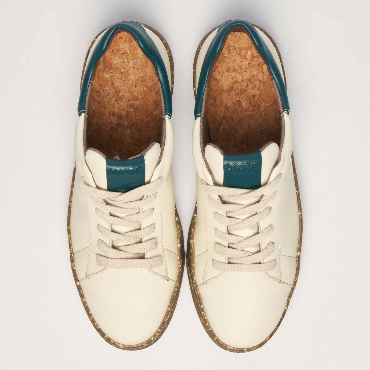 JACOB Sneakers - Beige & Green