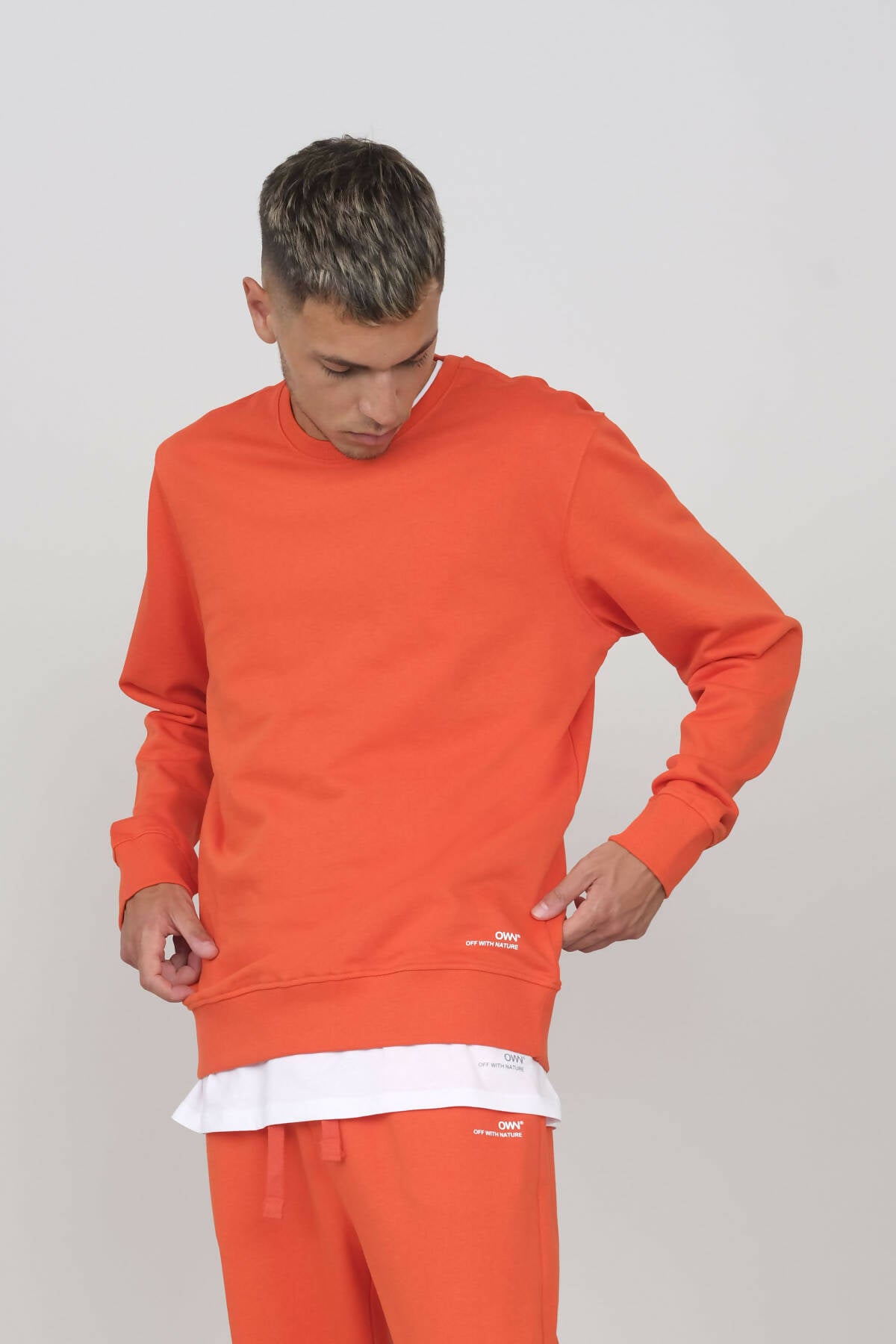 Crew Neck Sweatshirt Tomato