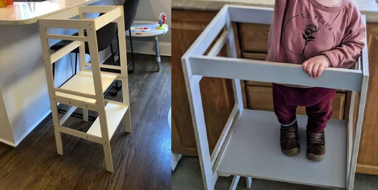 LEARNING TOWER – TABLE AND CHAIR