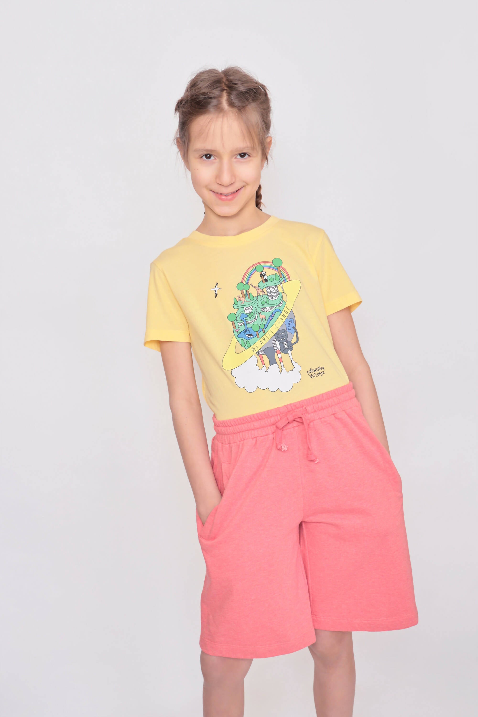Graphic T Shirts for Boys and Girls - Earth Day Print
