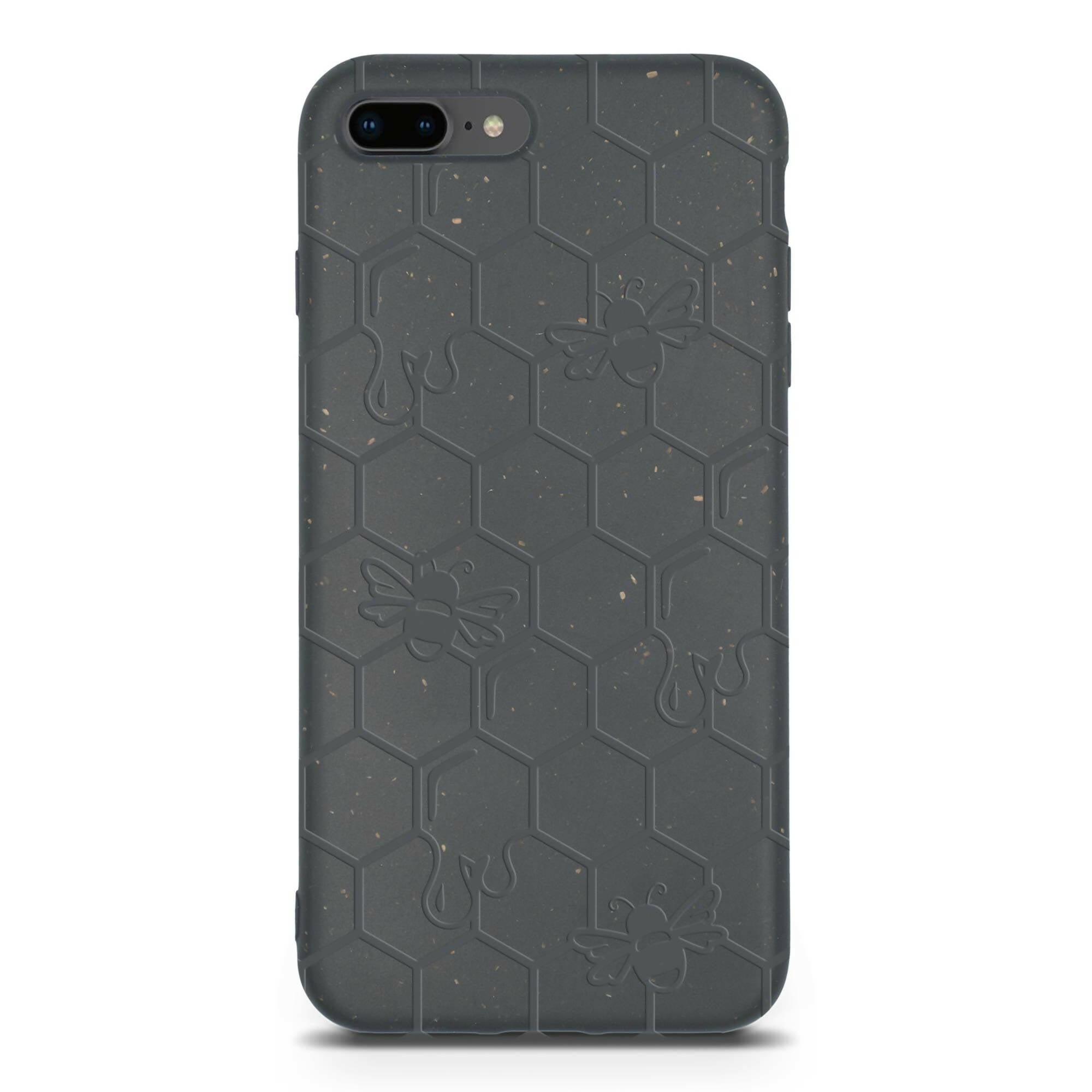 Biologisch abbaubare Handyhülle – Honigbienengelb, Orange und Schwarz