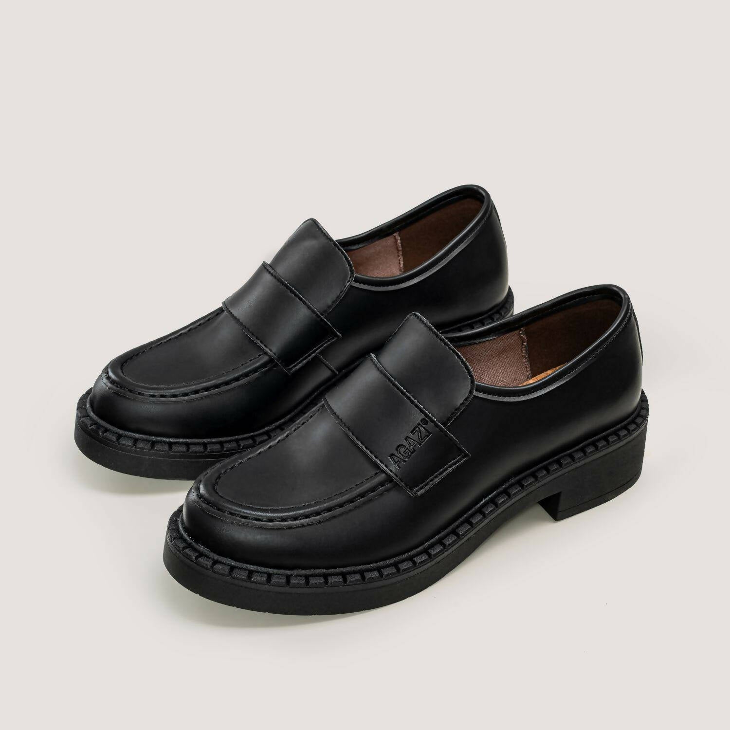 3 in 1 Apple Loafers DIANE - Black