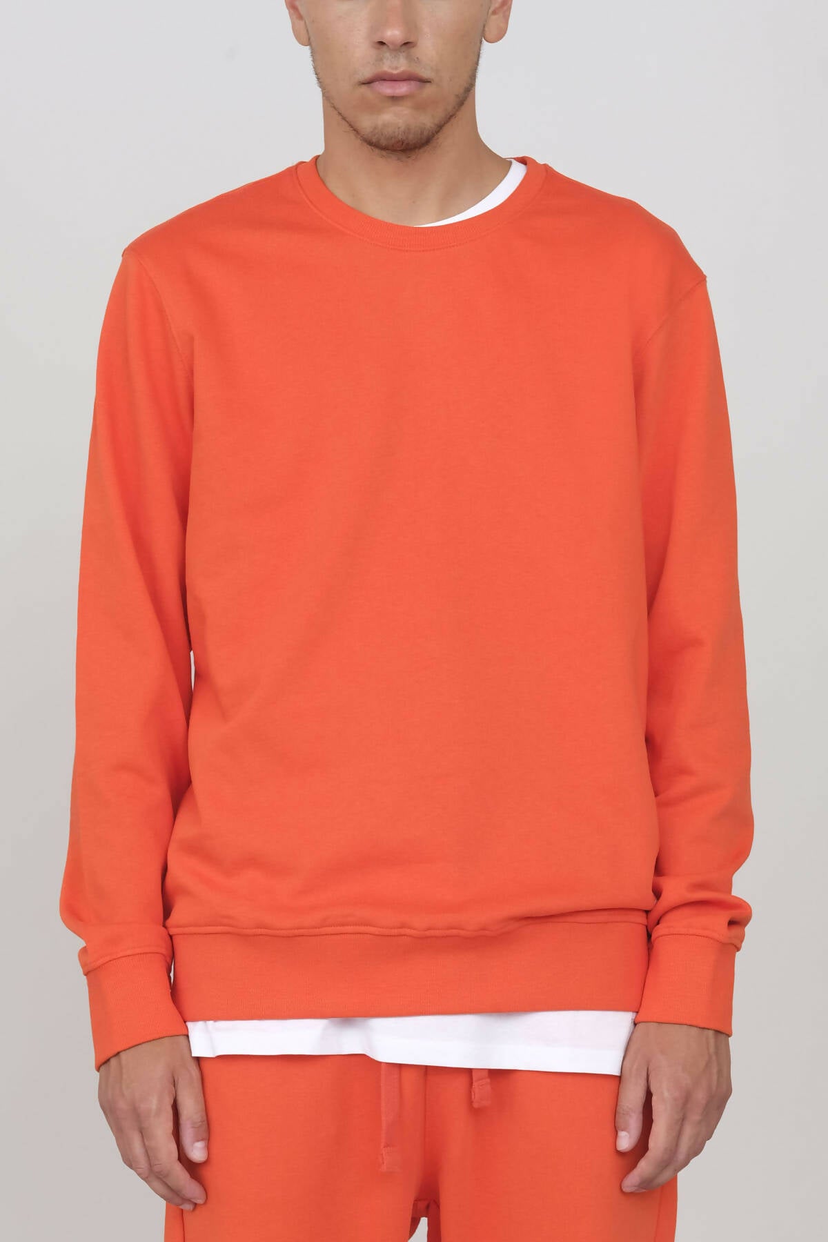 Crew Neck Sweatshirt Tomato