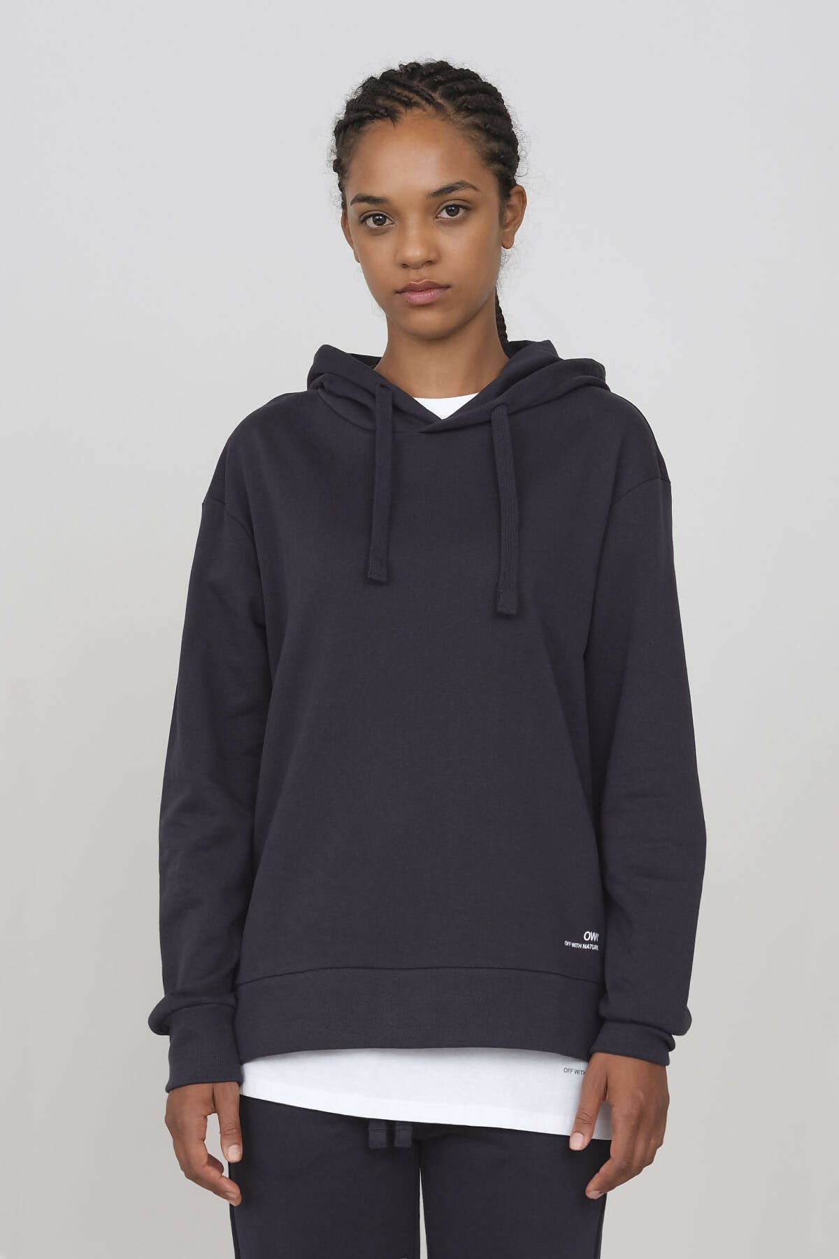 Sudadera con Aberturas Laterales Azul