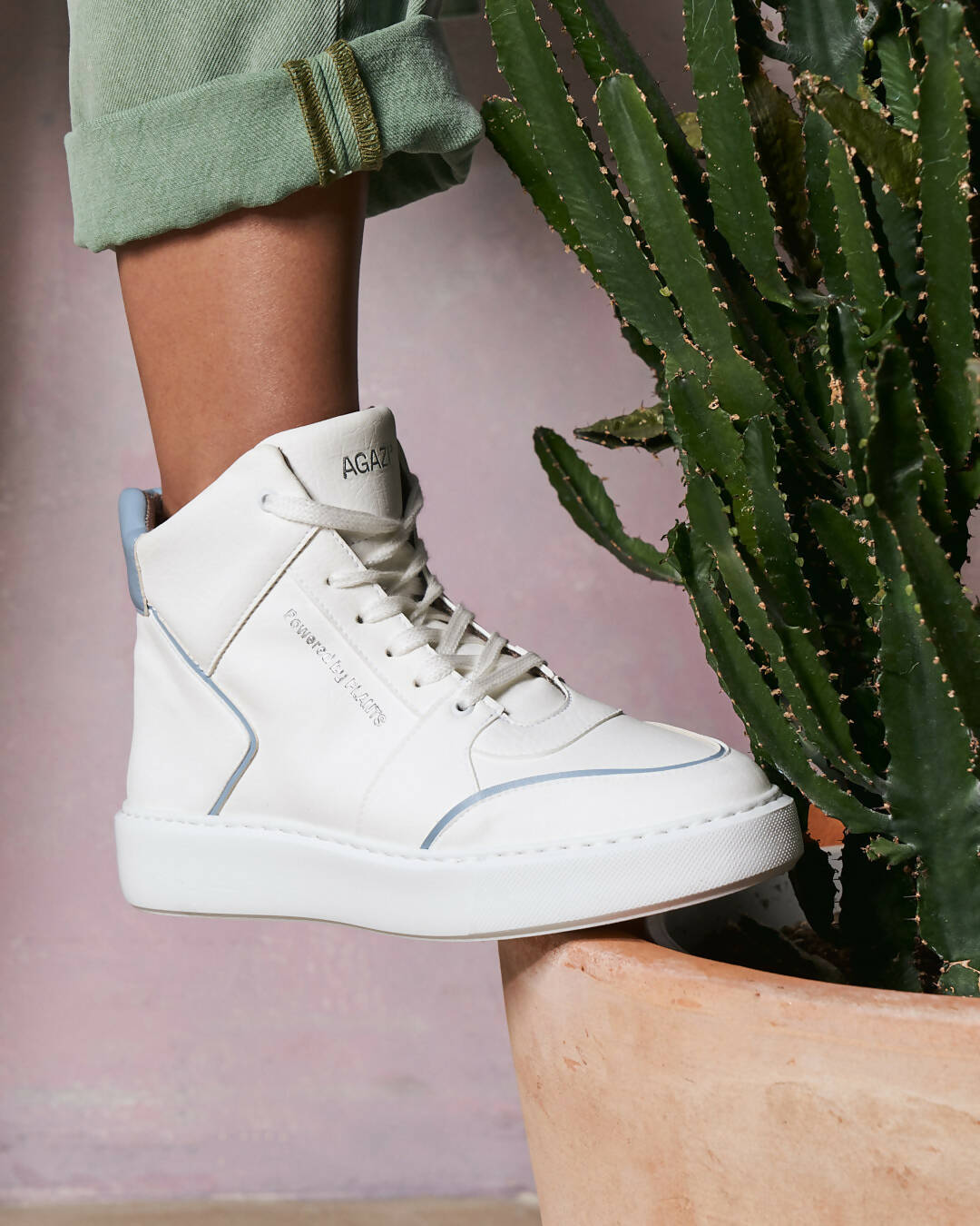 EMI Sneakers - White & Blue
