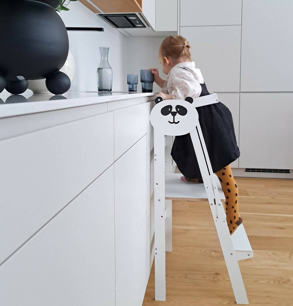 PANDA – FOLDING LEARNING TOWER – ADJUSTABLE HEIGHT
