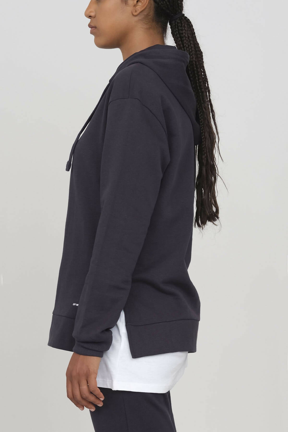 Sudadera con Aberturas Laterales Azul