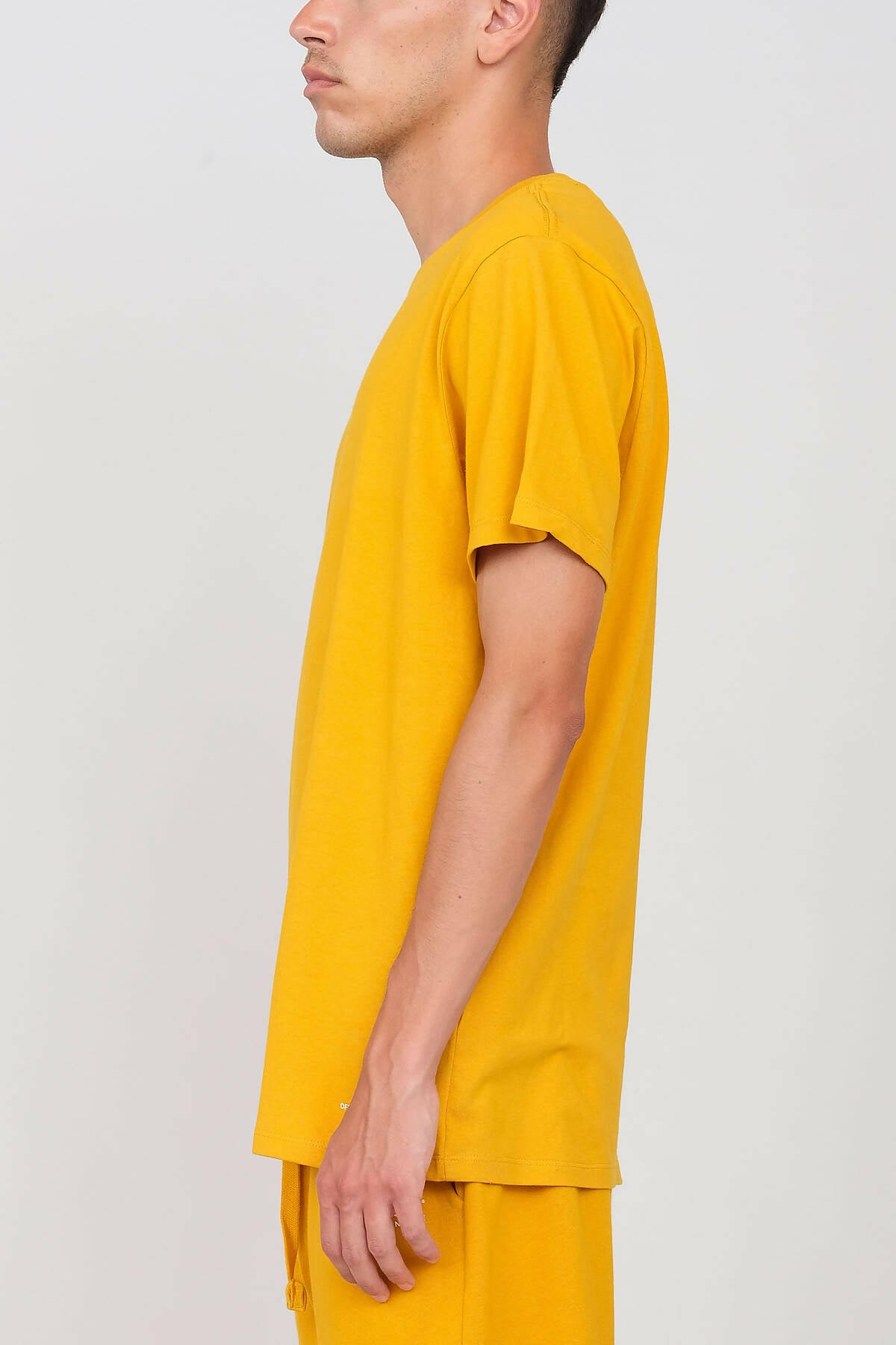 Camiseta Cuello Redondo Ocre