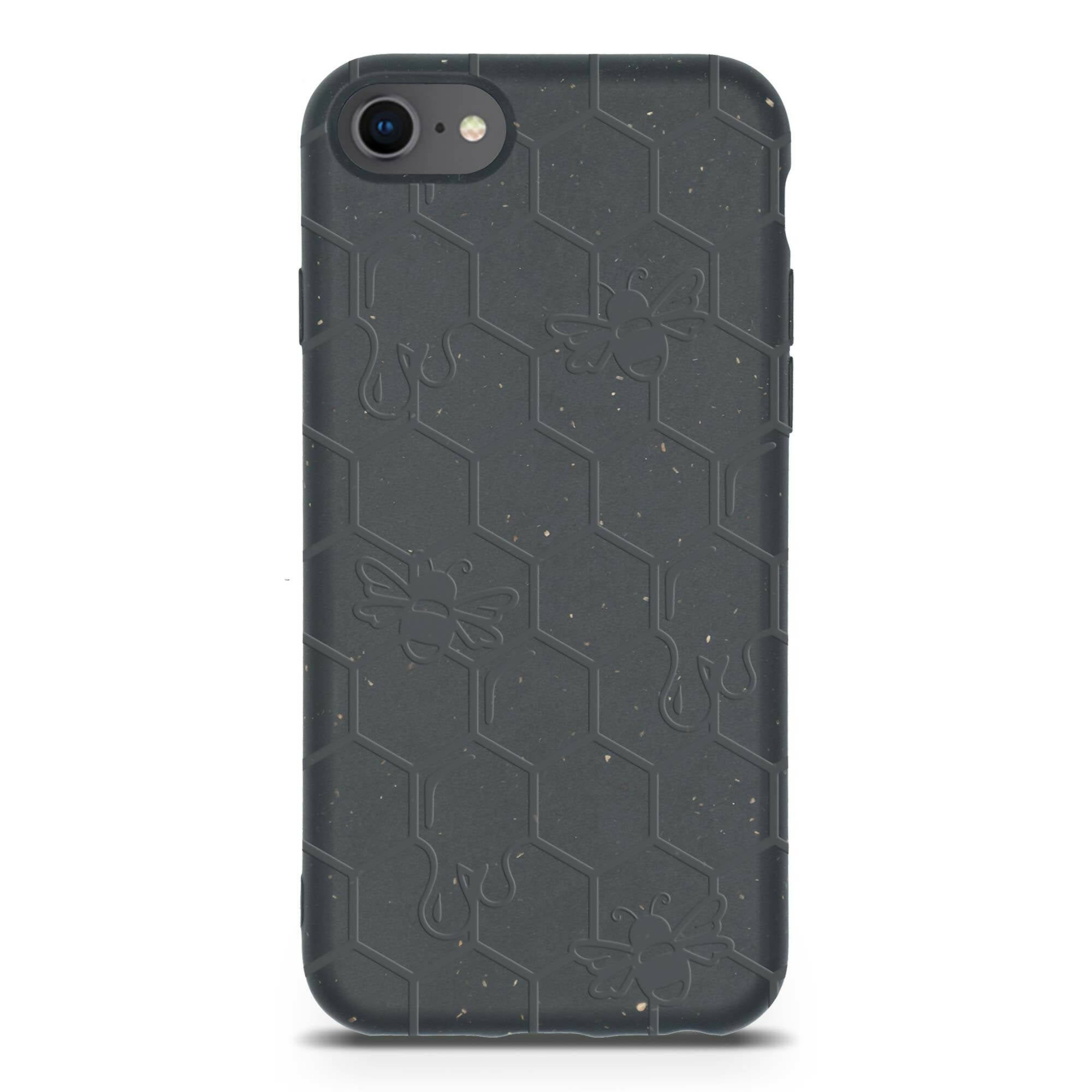 Biologisch abbaubare Handyhülle – Honigbienengelb, Orange und Schwarz