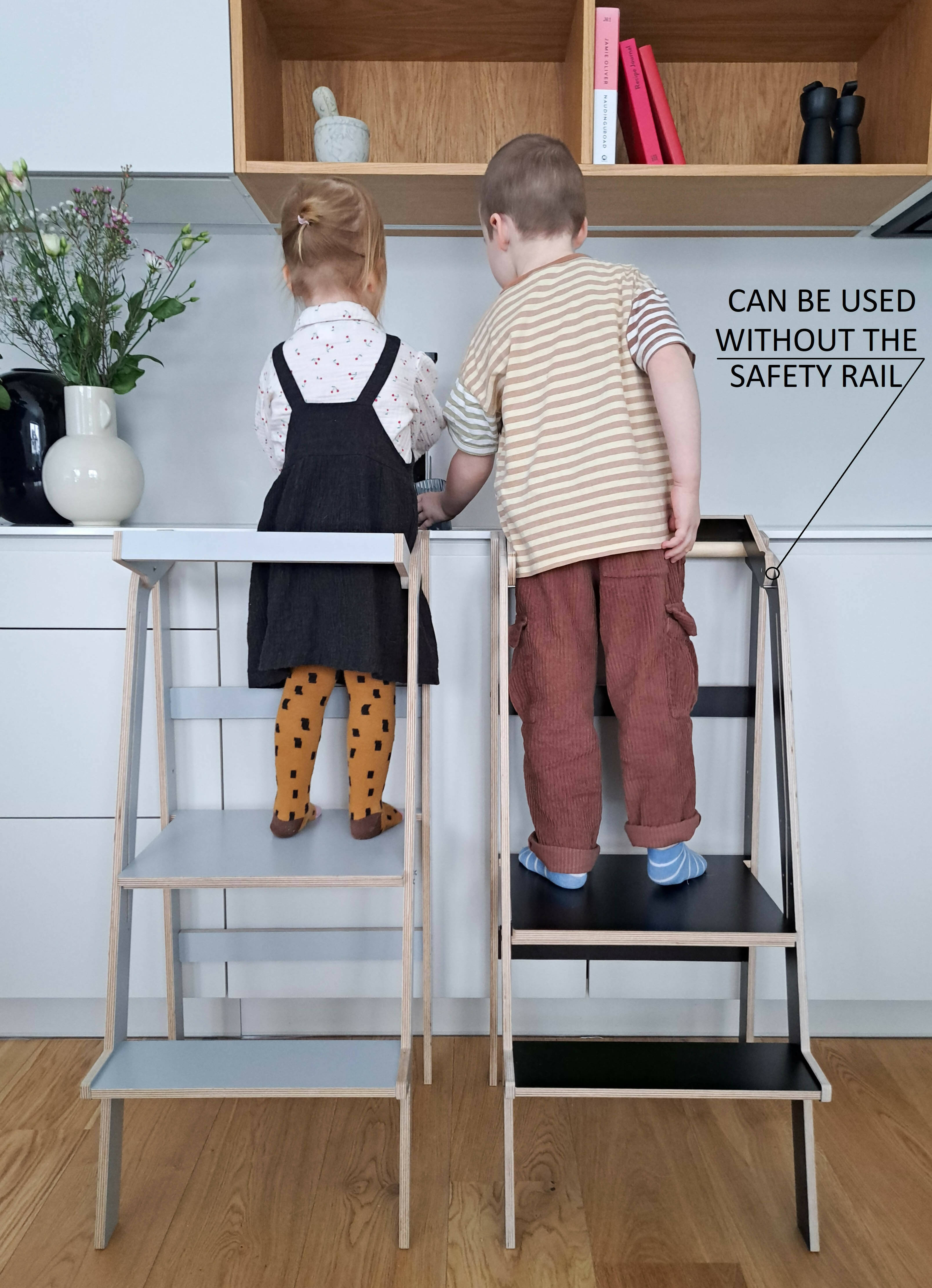 FOLDABLE ADJUSTABLE HEIGHT LEARNING TOWER